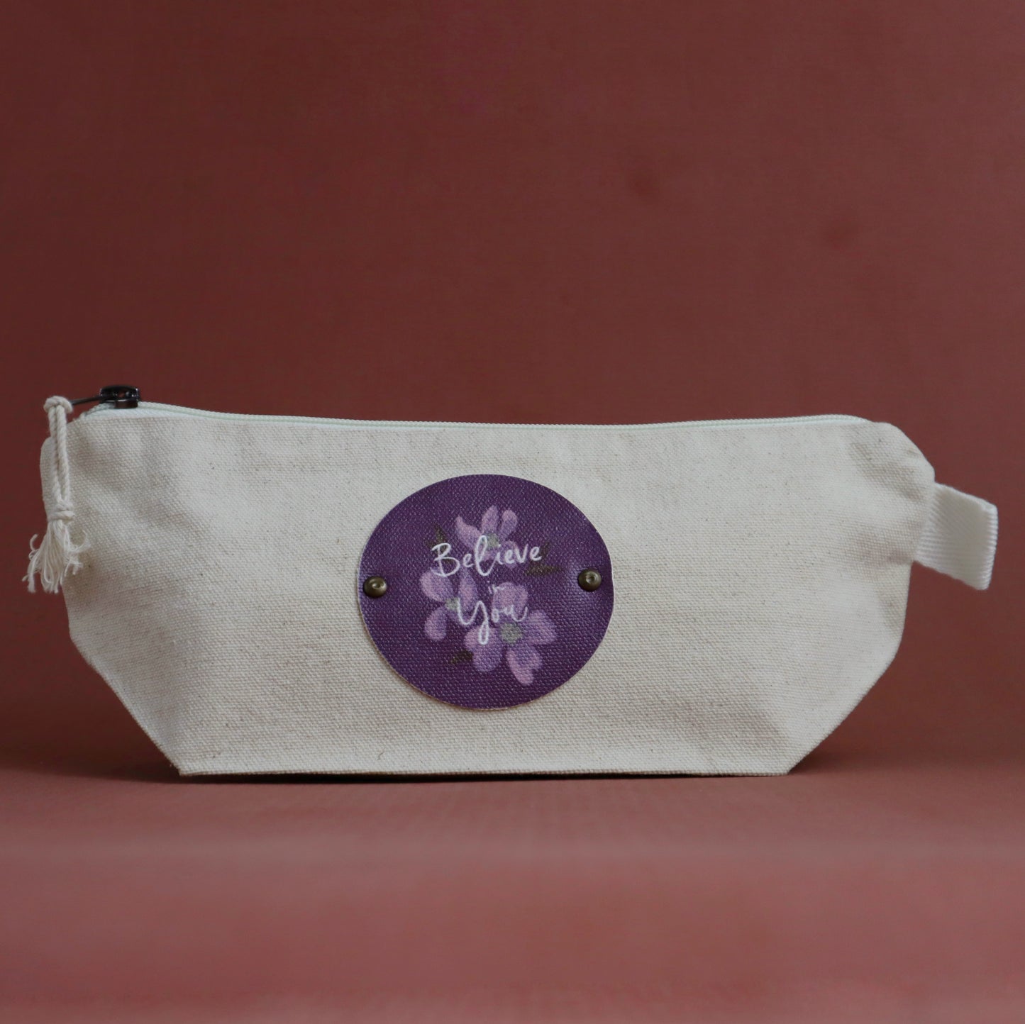 Believe in you | Handcrafted Travel Pouch