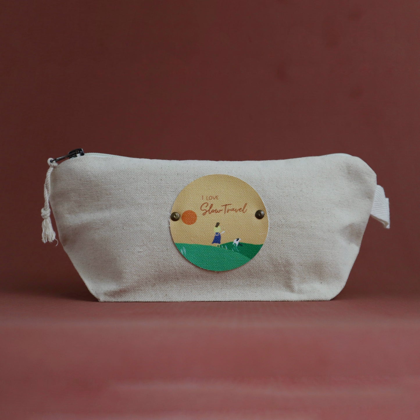 Slow travel | Handcrafted Travel Pouch