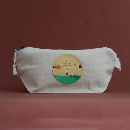 Slow travel | Handcrafted Travel Pouch