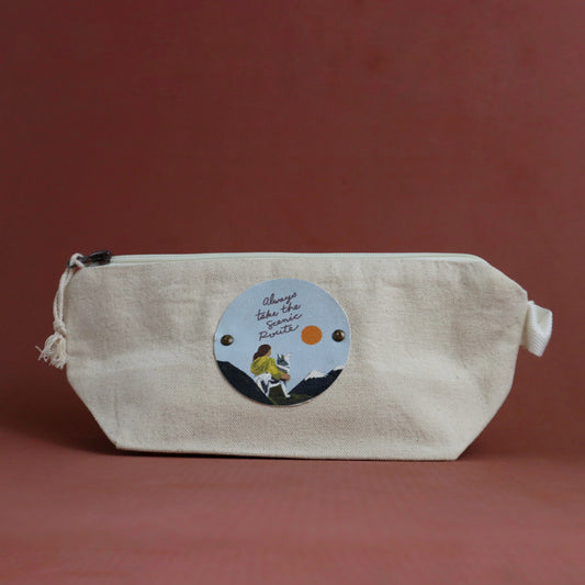 Scenic route | Handcrafted Travel Pouch