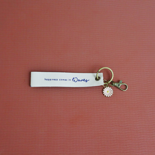 Waves  |  Wristlet Keychain