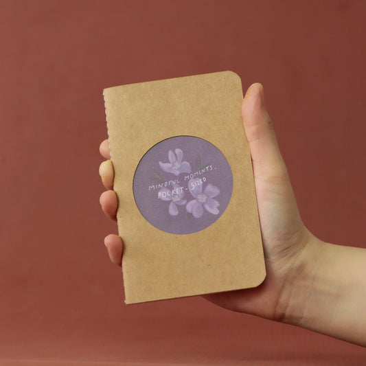 Mindful Moments | Kraft Pocket Notebook