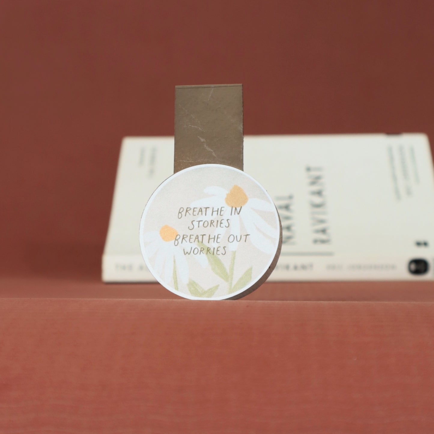 Breathe In Stories  | Magnetic Bookmark