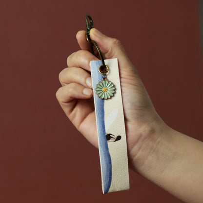 Waves  |  Wristlet Keychain