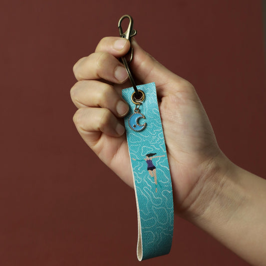 Wild & Free  |  Wristlet Keychain